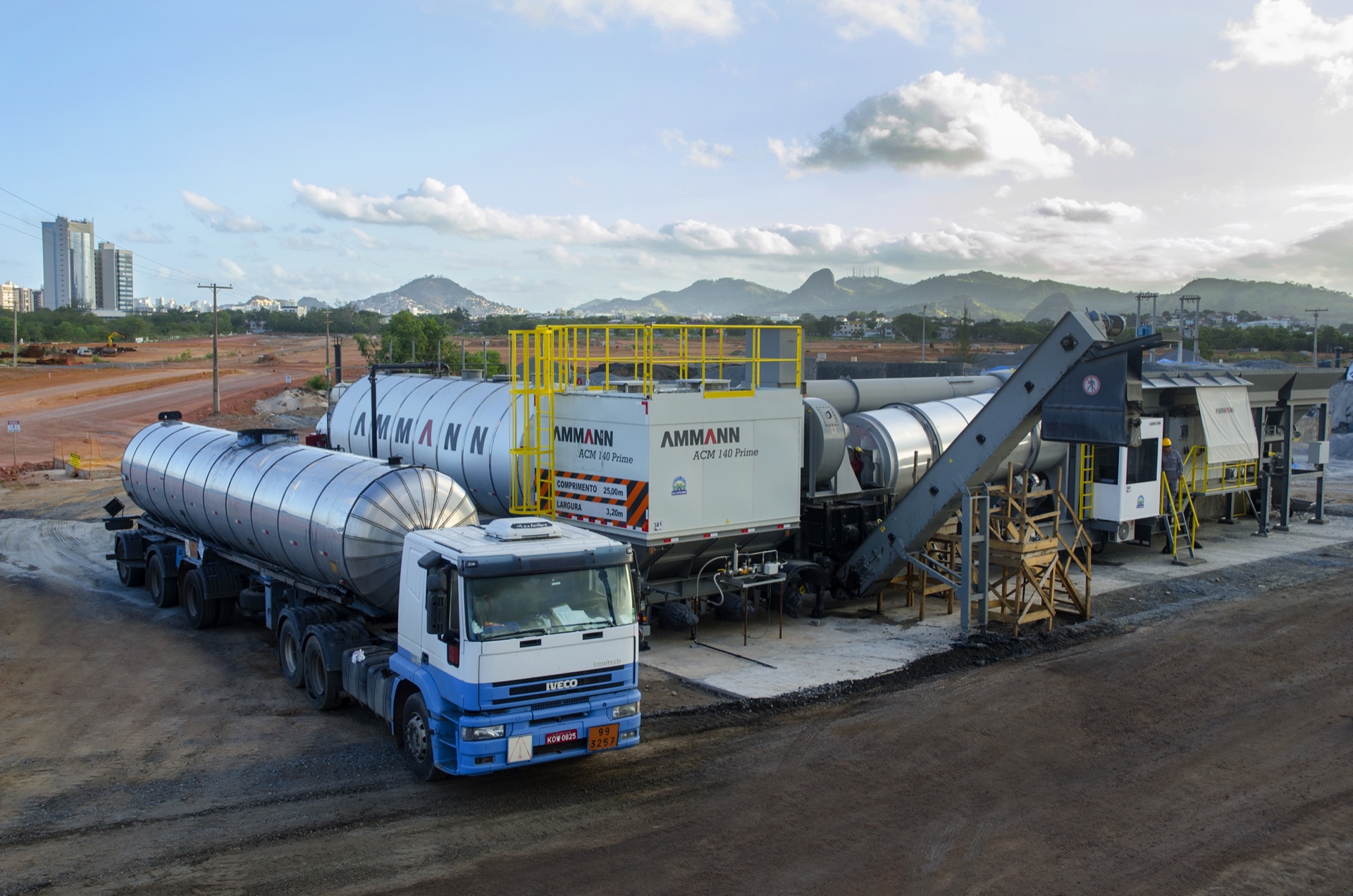Planta AMMANN ACM Prime en operación